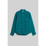Gant košile reg GMNT dyed linen shirt modrá – Zboží Mobilmania
