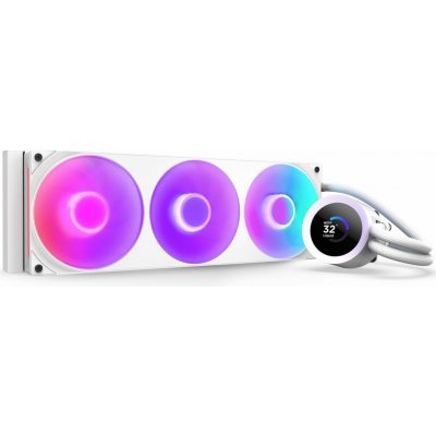 NZXT Kraken Plus 360 RGB LCD White RL-KR360-W2 – Zboží Živě