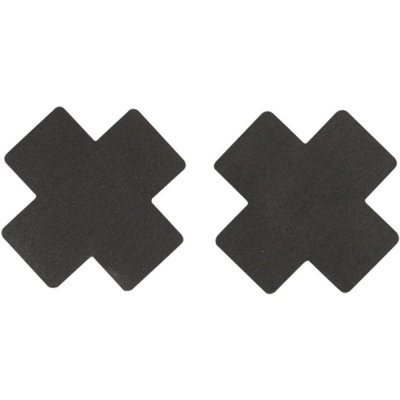 Fever Cross Nipple Pasties Black – Zboží Dáma