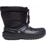 Crocs Classic Lined Neo Puff Boot black/black – Zboží Dáma