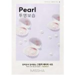 Missha Airy Fit Sheet Mask Pearl plátýnková maska s výtažkem z perel 19 g – Zboží Dáma