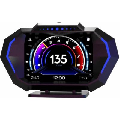 Mobilly palubní displej HUD P24, LCD, OBDII, GPS | Zboží Auto