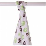 Kikko Bambusová osuška 90x100 cm Lime Spirals – Zboží Dáma