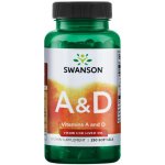 Swanson Vitamín A 5000 iu + D 400 iu 250 kapslí – Hledejceny.cz