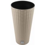 Prosperplast RATO TUBUS Květináč 20x38,1 cm ratan krémový – Zboží Mobilmania