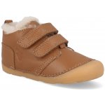 Bisgaard Barefoot dětské kotníkové boty Carter Cognac hnědé – Hledejceny.cz