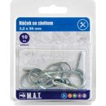 háček se závitem 50x3,2mm Zn (10ks) – Hledejceny.cz