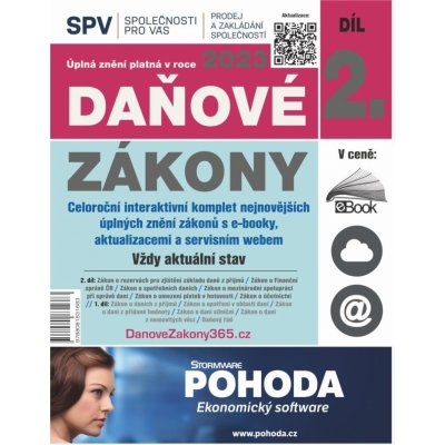 Daňové zákony 2023 Díl 2. - neuveden – Zboží Mobilmania