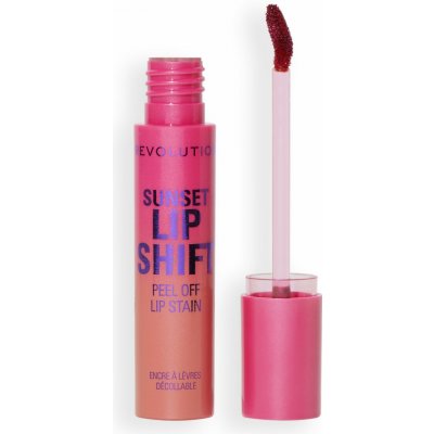 Makeup Revolution Sunset Shift Peel Off Lip Stain slupovací rtěnka Sunset Flushed Pink 3,6 ml – Zboží Dáma