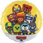 GRABO Kruh Brawl Stars 18" 46cm fóliový balónek nafukovací – Zboží Mobilmania