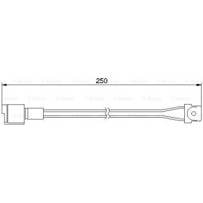 BOSCH Vystrazny kontakt, opotrebeni oblozeni 1 987 474 905 – Zboží Mobilmania