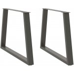 Omaxi 957437 Nohy k jídelnímu stolu ve tvaru V 2 ks antracitové 90 x 72-73,3 cm ocel – Zboží Mobilmania