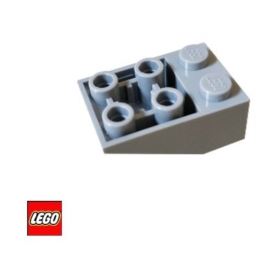 LEGO® 3747 STŘECHA Obrácená 1x2x3 Světle-Šedá – Zboží Mobilmania