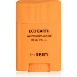 The Saem Eco Earth Waterproof voděodolný opalovací krém na obličej v tyčince SPF50+ 17 g – Zboží Dáma