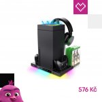 iPega XBX024S Multifunkční Nabíjecí RGB Stojan s Chlazením pro Xbox – Sleviste.cz