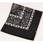 Bavlněné šátky s květinovým vzorem více barev černá – Zboží Dáma