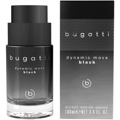 Bugatti Dynamic Move Black toaletní voda pánská 100 ml – Zboží Mobilmania