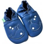 Hopi Hop barefoot kožené capáčky Velryba Bublík – Zboží Dáma