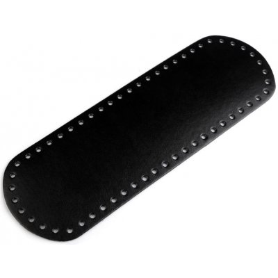 Koženkové dno na kabelku 12 x 36 cm černé – Zboží Mobilmania