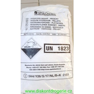 Hydroxid sodný 99 % 25 kg – Zbozi.Blesk.cz