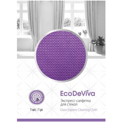 EcoDeViva Expres utěrka na čištění skla 1 ks – Zboží Dáma