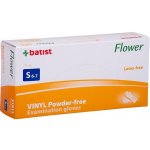 Batist Flower Nitrilové nepudrované modré 100 ks – HobbyKompas.cz