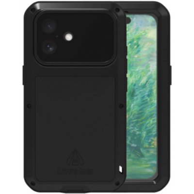 LOVE MEI extra odolné proti nárazu, vodě a prachu pro iPhone 16 - černé – Sleviste.cz