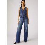 Levi´s® dámské džíny Ribcage Wide Leg A6081-0012 Modrá – Zbozi.Blesk.cz