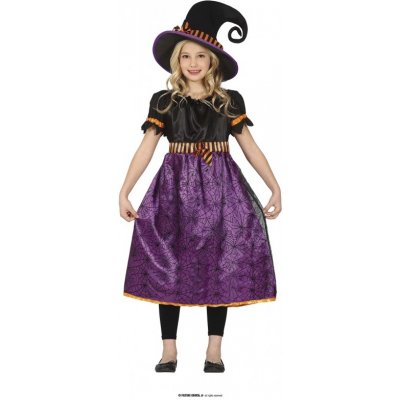 Čarodějnice fialová s kloboukem – Zboží Mobilmania
