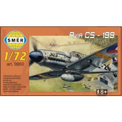 SMĚR Model letadlo Avia CS-199 plastová stavebnice letadla 1:72