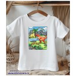 Tričko s potiskem dětské DINOSAUŘI 2 1 ks Beagle – Zboží Mobilmania