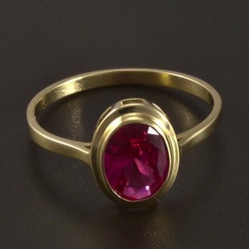 Goldstore zlatý prsten vybrušovaný rubín 1.19.PS203672.54 od 3 770 Kč -  Heureka.cz