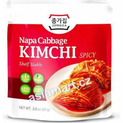 Jongga kimchi ostré krájený 80g – Zbozi.Blesk.cz