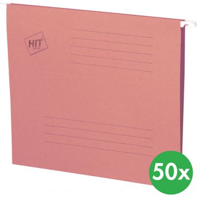 HIT Office Závěsné desky A4 růžové 50 ks – Hledejceny.cz