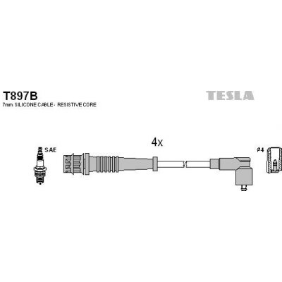 Sada kabelů pro zapalování TESLA T897B – Hledejceny.cz
