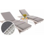 Bora Bora Light Grey/Grey Melange + stolek – Sleviste.cz