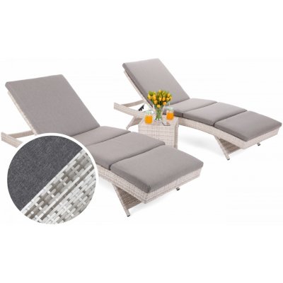 Bora Bora Light Grey/Grey Melange + stolek – Zboží Mobilmania