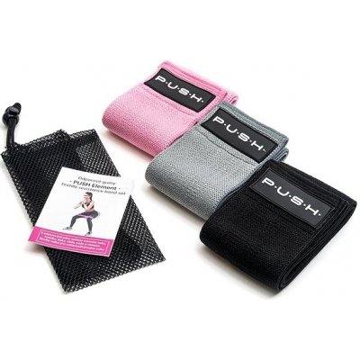 PUSH Element - textille resistance band set