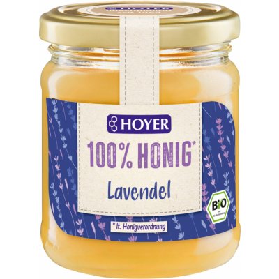 HOYER Bio levandulový med 250 g – Zboží Dáma