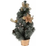 M.A.T. stromek vánoční v květníku 60cm ozdobený ZE mix barev – Zboží Dáma