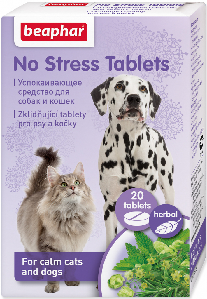 Beaphar No Stress Tablety pro psy a kočky 20 ks