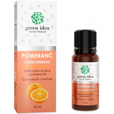 Green idea Pomeranč 100% esenciální olej (silice) 10 ml – Hledejceny.cz