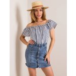 Dámská džínová sukně s knoflíky nm-de-sd-jk5249.37 blue – Sleviste.cz