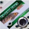 Výroba nástrahy Hends Epoxidové Oči Epoxy Eyes Realistic Silver Holographic 4 mm