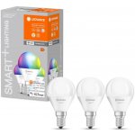 Ledvance Smart+ WIFI Sada LED světelných zdrojů, 4,9 W, 470 lm, RGB, teplá–studená bílá, E14, 3 ks – Hledejceny.cz