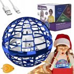 LÉTAJÍCÍ FIDGET SPINNER LED SVÍTÍ HRAČKA ROTUJÍCÍ KULIČKA S DÁLKOVÝM OVLÁDÁNÍM – Zboží Dáma