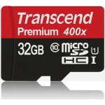 Transcend Micro SDHC Premium 400x 32GB 60MB/s UHS-I TS32GUSDCU1