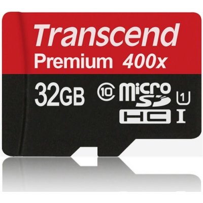 Transcend microSDHC 32 GB UHS-I TS32GUSDCU1 – Zboží Mobilmania