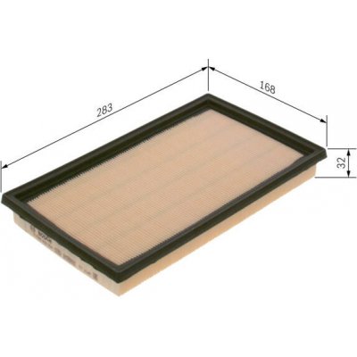 Vzduchový filtr BOSCH F 026 400 454 – Hledejceny.cz