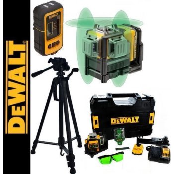 DeWalt DCE089D1G + stativ + přijímač